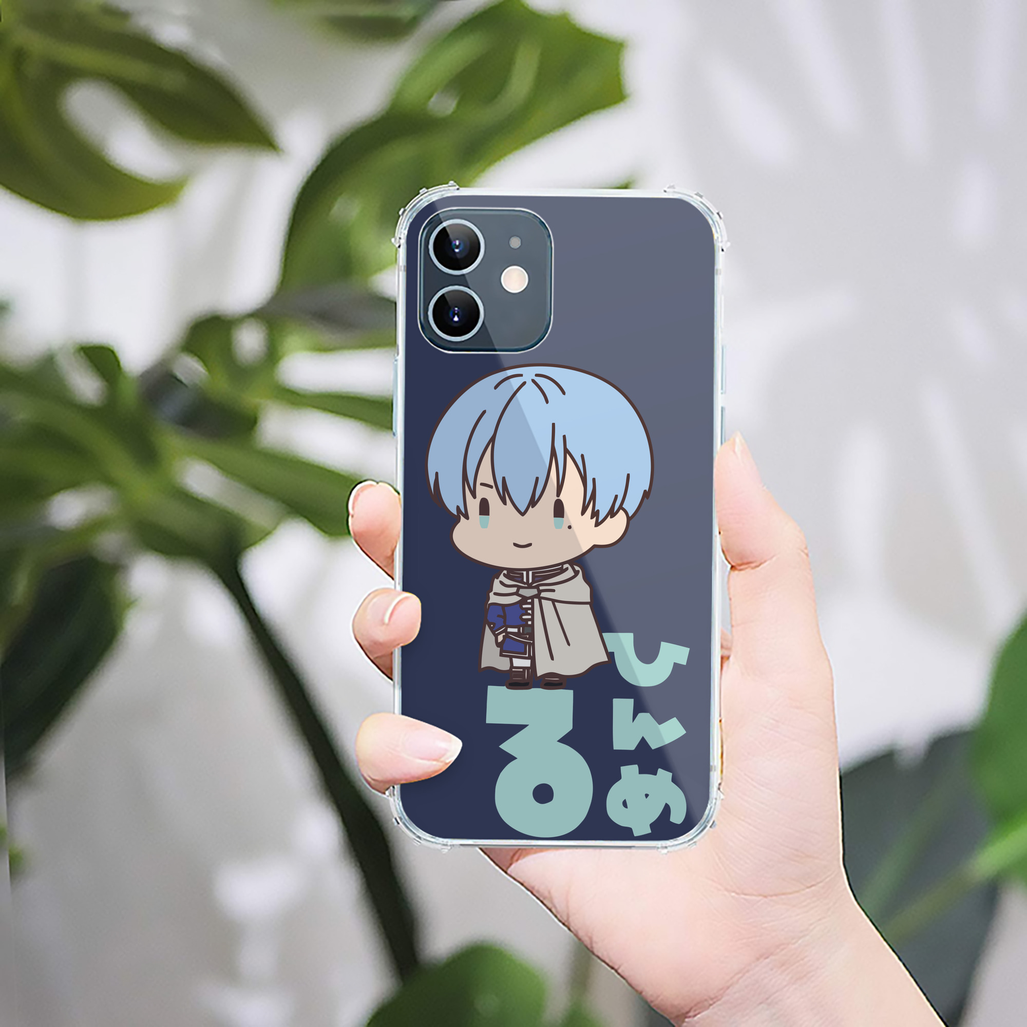 （画像用） 葬送のフリーレン Frieren 【iPhone 12シリーズ対応】透明スマホケース（クリアソフトケース）